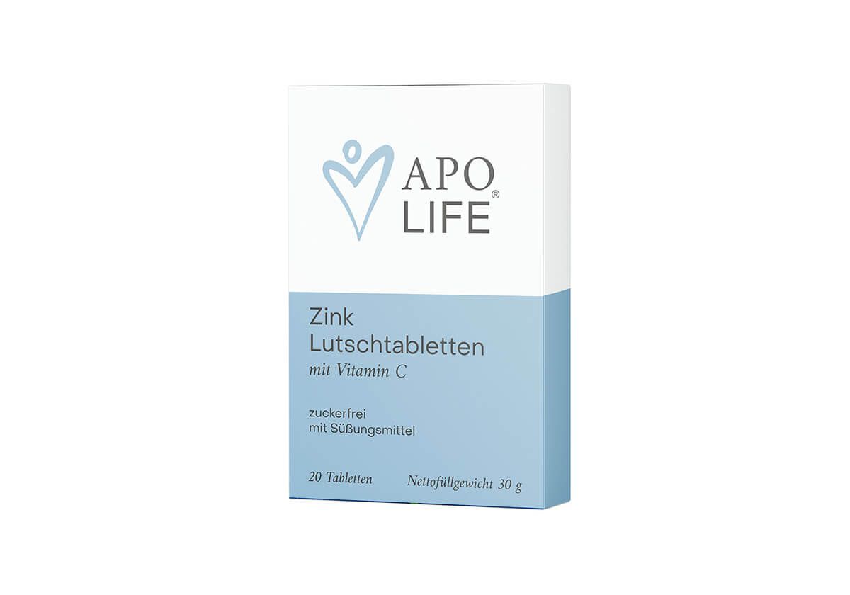 APOLIFE Zink Lutschtabletten mit Vitamin C