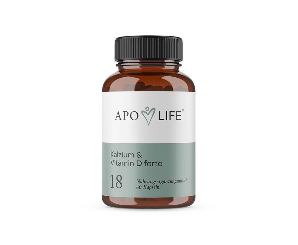 APOLIFE Kalzium und Vitamin D forte