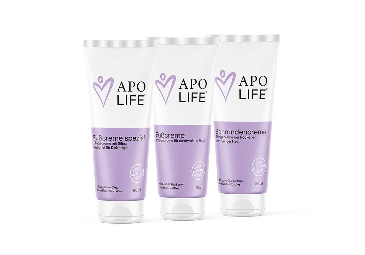 APOLIFE Fußpflege-Produkte