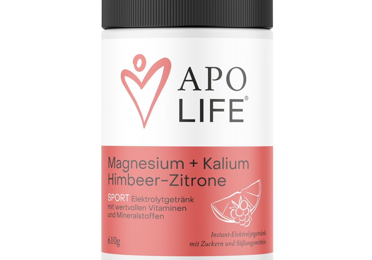 APOLIFE Magnesium + Kalium Himbeer-Zitrone